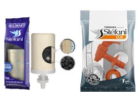 KIT 02 UN Vela Declorante + 01 UN Torneira Clic Stefani