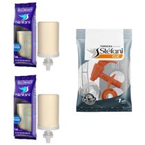 Kit 02 un Vela Stéfani Declorante Dupla Ação Carvão Ativado + 01 un Torneira Original Stéfani Clic Kit 02 un Vela Stéfani Declorante Dupla Ação Carvão Ativado + 01 un Torneira Original Stéfani Clic