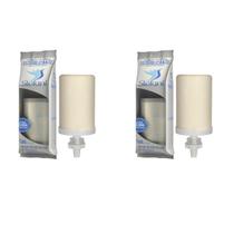 KIT 02 UN Vela Stéfani Tripla Ação Carv prata Esterilizante Material cerâmico, Nanopartículas de prata, Carvão ativado vegetal,carvão ativado
