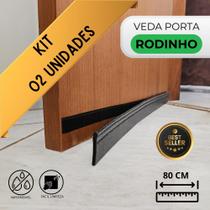 Kit 02 UND Protetor Veda Porta Rodinho Anti Inseto Pó Adesivo tiras autocolantes 80CM Vidro Blindex Madeira