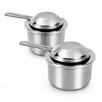 Kit 02 Und Queimador inox fundo para rechaud Ravinox 000030 Kit 02 Und Queimador inox fundo para rechaud Ravinox 000030