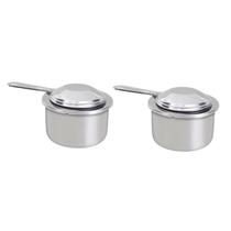 Kit 02 Und Queimador inox fundo para rechaud Ravinox 000030 Kit 02 Und Queimador inox fundo para rechaud Ravinox 000030