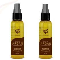 Kit 02 Und Reparador de Pontas Oleo de Argan 60ml Fashion