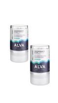 Kit 02 unid Alva Orgânico Desodorante 120g Sem Alumínio, Proteção 24h Kit 02 unid Alva Orgânico Desodorante 120g Sem Alumínio, Proteção 24h