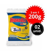 kit 02 unid cloro Pastilha para piscina Hidroall 3 EM 1 Multiação 200g