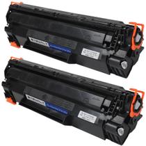 Kit 02 Unid Toner Alto Rendimento Até 2000 Páginas Compatível Com Impressoras HP P1006/M1120/M1212/M1132/P1102W 435A/436A/285A/278A Kit 02 Unid Toner Alto Rendimento Até 2000 Páginas Compatível Com Impressoras HP P1006/M1120/M1212/M1132/P1102W 435A/436A/285A/278A