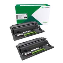 Kit 02 Unidade De Imagem Cilindro Fotocondutor Lexmark 56F0Z00 MX521 MS621 MX522 MX622 MX321