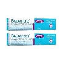 Kit 02 Unidades Bepantriz Pomada Dermatológica Dupla Proteção Cimed 30g cada Kit 02 Unidades Bepantriz Pomada Dermatológica Dupla Proteção Cimed 30g cada