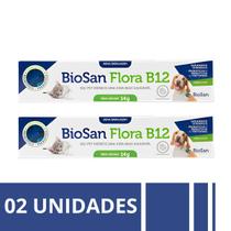 Kit 02 Unidades Biosan Flora B12 Bisnaga 14g