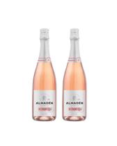 Kit 02 Unidades Espumante Miolo Almadén Moscatel Doce Rosé 750ml