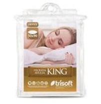 Kit 02 unidades Fronha Avulsa King Percal 180 Fios 100% Algodão Trisoft