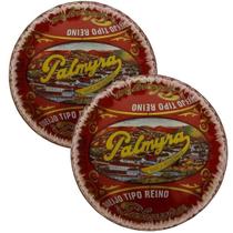 Kit 02 Unidades Queijo Do Reino Palmyra Lata Antiga 1kg