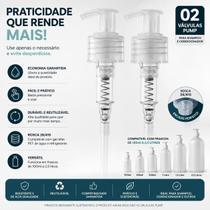 Kit 02 Valvulas Pump Dosadora 28/410 Translucida Para 1000/1500Ml