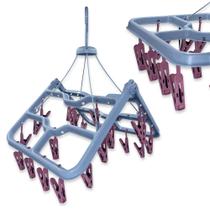 Kit 02 Varais Para Roupas intimas 16 Prendedores Dobravel Reforçado Original