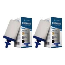 Kit 02 Velas Para Filtro Barro Alcalina Tripla Ação Premium - Oasis