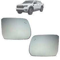 Kit 02 Vidro Espelho Retrovisor Fita Base Ranger 2023 2024 Original