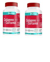 Kit 02 Vitamina Cúrcuma + Colágeno Tipo II 60Cps - Duom