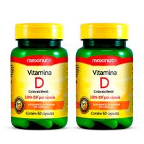 Kit 02 Vitamina D 100% IDR 60 Capsulas Maxinutri