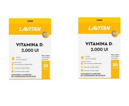 Kit 02 Vitamina D Lavitan 2.000UI 30Cpr - Cimed