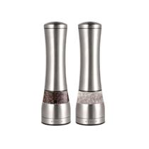 Kit 02 x Moedor Manual Para Pimenta ou Sal Gourmet em Inox