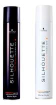 Kit 02silhouette Schwarzkopf Spray Flexible&extra Forte500ml