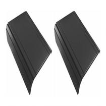 Kit 02un Esteiras Decorativa Laqueada Apoio Sofá Lisa Preta