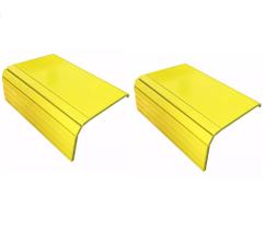 Kit 02un Esteiras Suporte Reta Flexivel P/ Braço Sofá Amarela