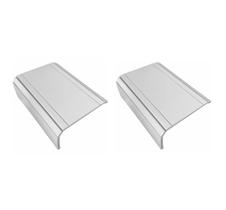 Kit 02un Esteiras Suporte Reta Flexivel P/ Braço Sofá Branco Kit 02un Esteiras Suporte Reta Flexivel P/ Braço Sofá Branco