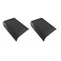 Kit 02un Esteiras Suporte Reta Flexivel P/ Braço Sofá Preta Kit 02un Esteiras Suporte Reta Flexivel P/ Braço Sofá Preta