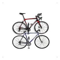 Kit 02un Suporte Bicicleta Parede Universal Encaixe Bike Cor Preto