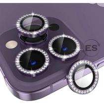 Kit 02X Película Lente Câmera Brilho Diamante Para iPhone 11 Normal - Charme e Proteção