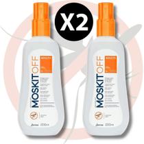 Kit 02X Repelente Spray Adulto Moskitoff 200ml Com DEET 4HRs Proteção Dengue Chikungunya Zika Farmax
