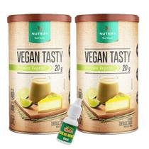 Kit 02x Vegan Tasty - 420G - Proteína Vegana - Nutrify + Óleo de Menta - 10ml - Rei Terra