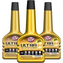 Kit 03 Aditivos para Combustível STP Ultra 5 em 1 Gasolina e Flex - 375ml - Limpeza do Sistema de Combustível - STP-2020 Kit 03 Aditivos para Combustível STP Ultra 5 em 1 Gasolina e Flex - 375ml - Limpeza do Sistema de Combustível - STP-2020