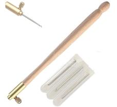 Kit 03 Agulhas Bordar Luneville Aari Work Pérolas Pedrarias