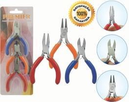 Kit 03 Alicates Mini Bijuterias Pesca Jardinagem Eletrônicos Kit 03 Alicates Mini Bijuterias Pesca Jardinagem Eletrônicos