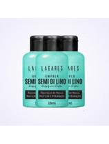 Kit 03 ampolas semi de lino 18 ml