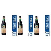 Kit 03 Aperitivo Fernet Branca Italiano 750ml Kit 03 Aperitivo Fernet Branca Italiano 750ml