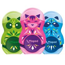 Kit 03 Apontador com Borracha Loopy Mini Cute Kwaii - Maped