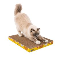 Kit 03 Arranhador Para Gatos de Papelão Ondulado com Catnip