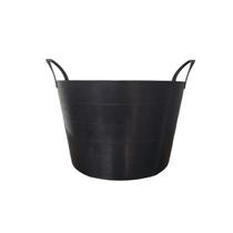 Kit 03 Baldes Cesto Multiuso Flexível Com Alça 15L Empilhável