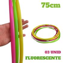 KIT 03 Bambolês NEON Fluorescente Sortidos Colorido Novidade KIT 03 Bambolês NEON Fluorescente Sortidos Colorido Novidade