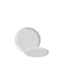 Kit 03 Bandeja Prato Redondo Servir Bolo Festa Branco 270Mm - Três Triângulos