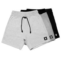 Kit 03 Bermudas Academia Moletom Masculina Shorts Gorilla Kit 03 Bermudas Academia Moletom Masculina Shorts Gorilla