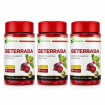 Kit 03 Beterraba Sweet Beet Pura 120 Cápsulas cada 500mg Natuvitae Kit 03 Beterraba Sweet Beet Pura 120 Cápsulas cada 500mg Natuvitae