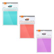 Kit 03 Blocos de Notas Smart Notes 50 Folhas 76mm x 76mm - BRW