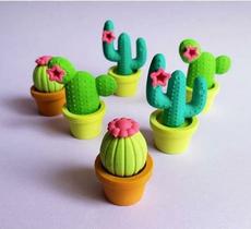 Kit 03 borrachas cactus - tilibra