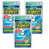 Kit 03 Bye Bye-Fever Para Adultos 10 Horas 2un - Hisamitsu