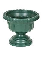 Kit 03 Cachepos Taça 26Cm Cor Verde Escuro