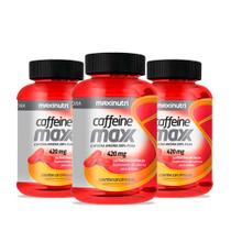 kit 03 Caffeine Maxx 420mg Cafeina Anidra 120 Cápsulas Loja Maxinutri